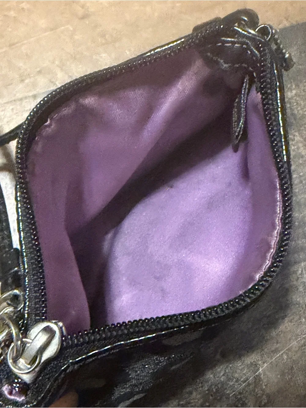 Coach Ocelot Metallic Wristlet